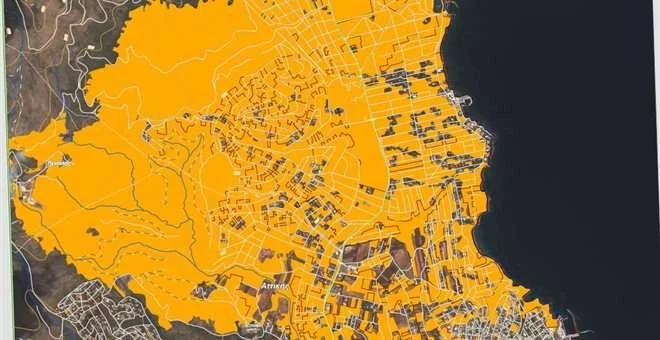 Το Copernicus δείχνει την καταστροφή: Η φωτιά έκανε στάχτη σχεδόν 13.000 στρέμματα γης -Εκεί ζούσαν 3.664 άνθρωποι